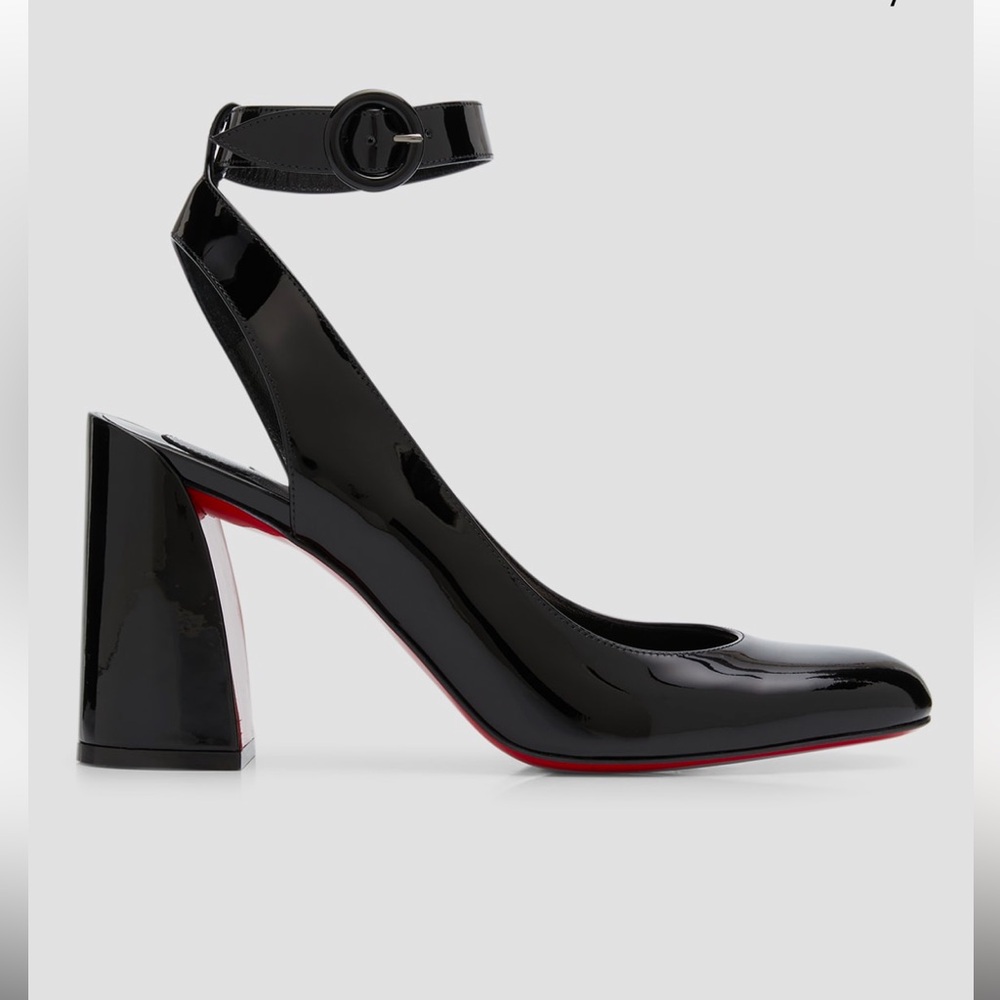 Christian Louboutin Black Patent Leather Heels